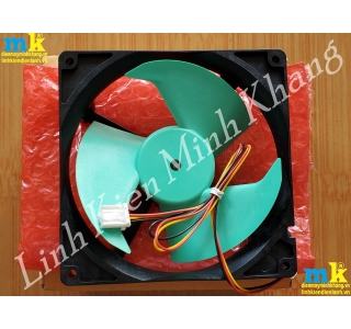 ( SP787 ) Quạt Tủ Lạnh DC 12,5Cm 3 Dây Đỏ Đen Vàng